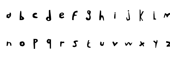 LeVincent Font LOWERCASE