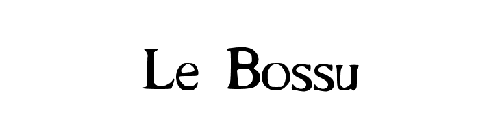 Le_Bossu Font