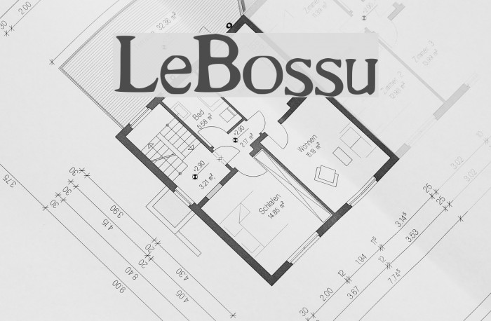 Le_Bossu Font examples