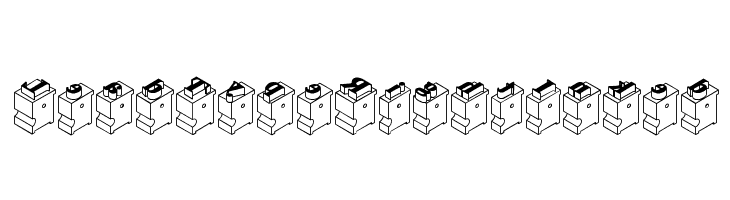 LeadTypeRightInked Font