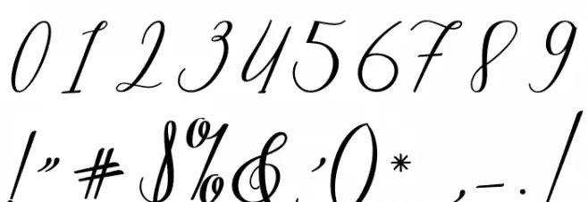 LeadentScript-Light Font OTHER CHARS