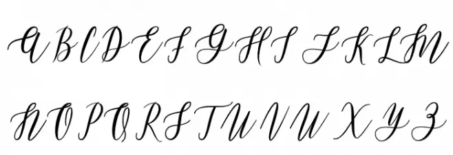 LeadentScript-Light Schriftart Groß
