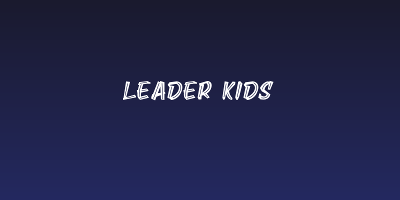 Leader Kids Social Header
