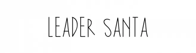 Leader Santa  baixar fontes gratis