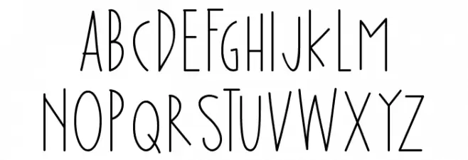 Leader Santa Font LOWERCASE