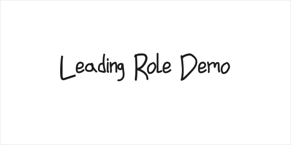 Leading Role Demo Logo