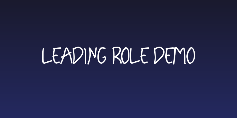 Leading Role Demo Social Header