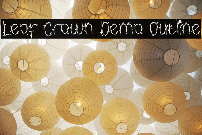 Leaf Crown Demo Outline Example 1