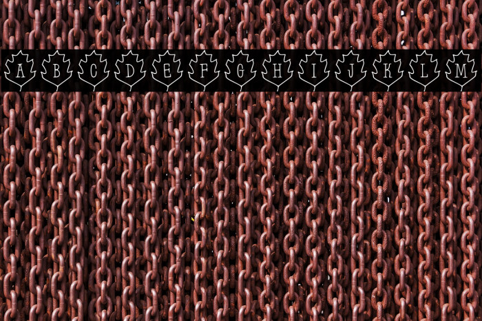 Leaf Letters  Outline Demo Example 2