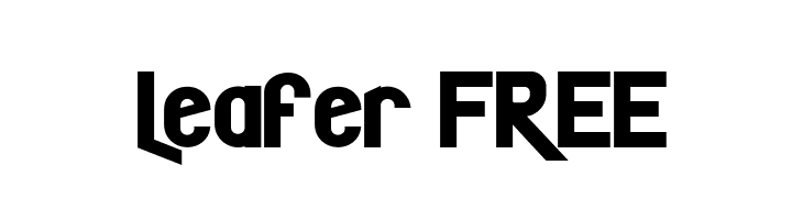 Leafer FREE  Free Fonts Download