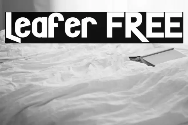 Leafer FREE Font examples