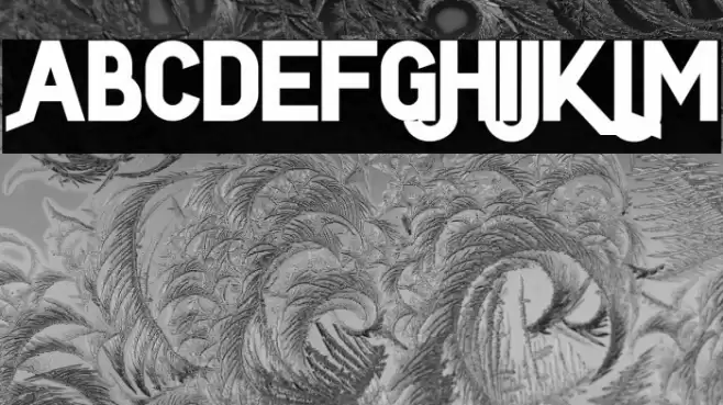 LeaferFREE Font examples