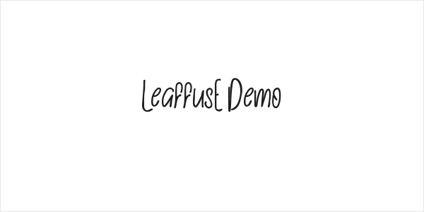 LeaffusE Demo Logo