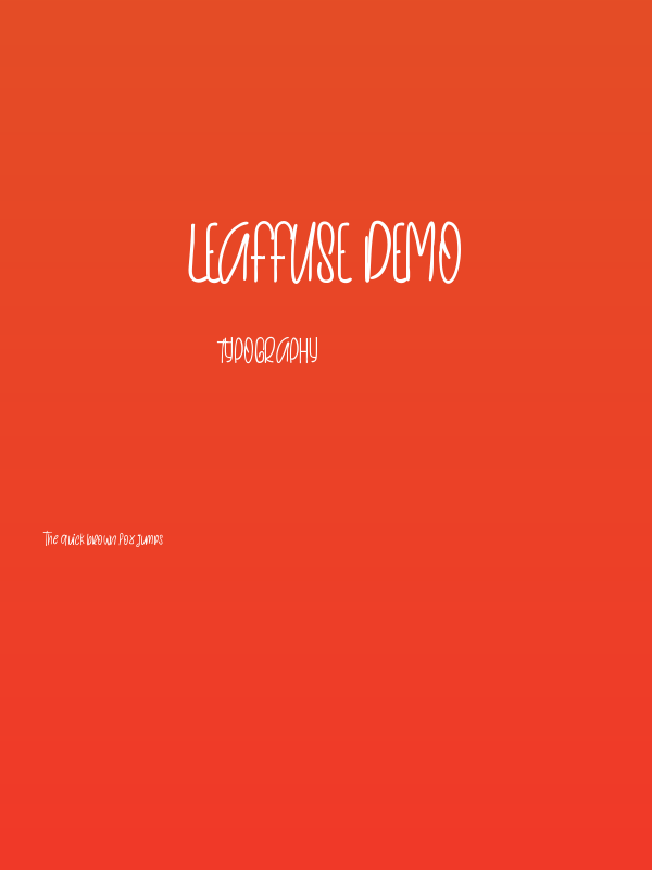 LeaffusE Demo Poster