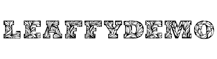 Leaffy Demo  Descarca Fonturi Gratis
