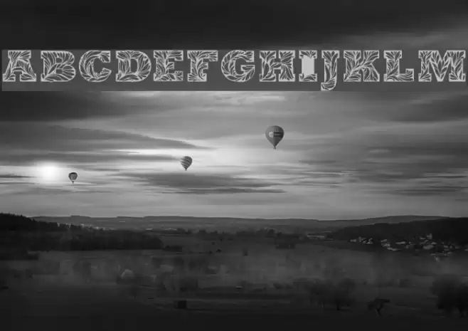 Leaffy Demo Font examples