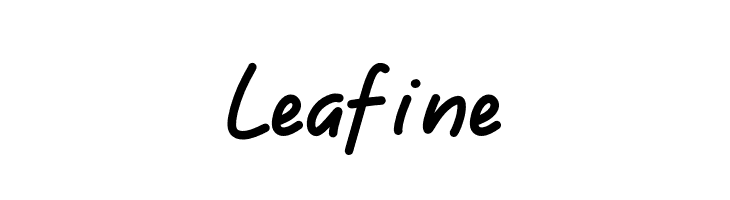 Leafine  免费字体下载