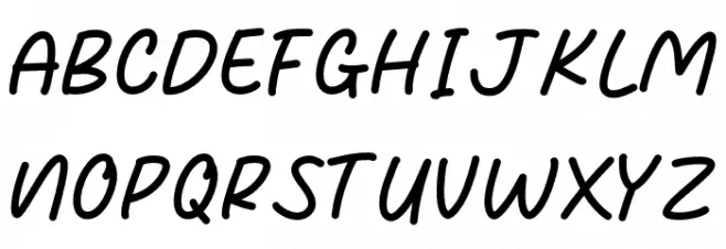 Leafine Schriftart Groß