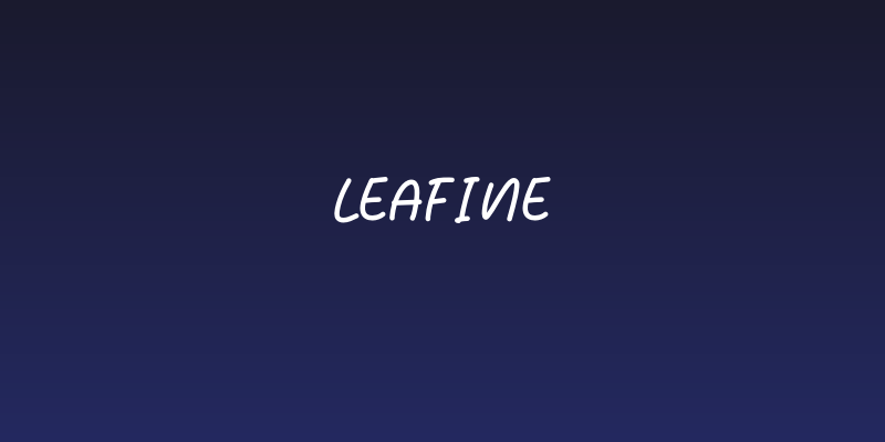 Leafine Social Header
