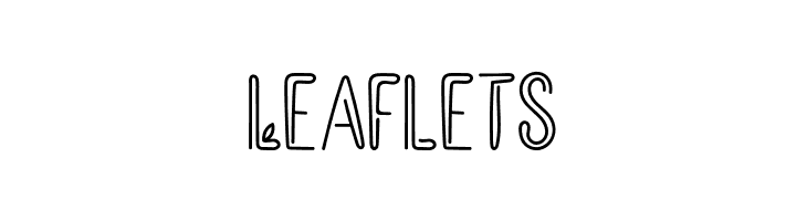 Leaflets  Free Fonts Download