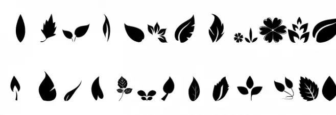 Leafs Polices MAJUSCULES