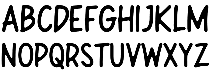 Leafy Plant Sans Free Regular フォント 大文字