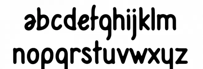 Leafy Plant Sans Free Regular Font LOWERCASE