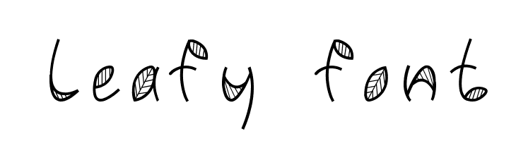 Leafy font Font