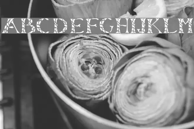 LeafyStencil Font examples