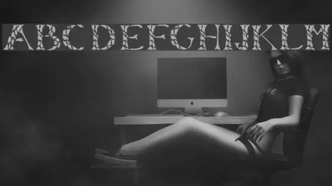 LeafyStencil Font examples