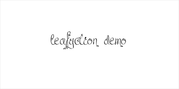 Leafyction Demo Logo