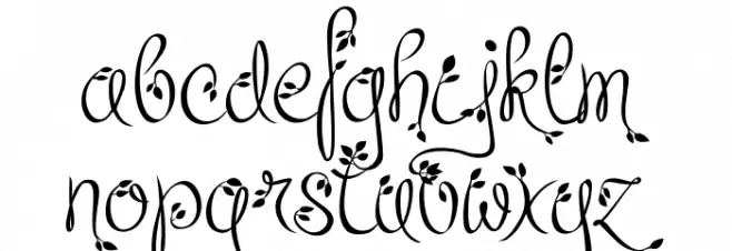 Leafyction Demo 字体 小写