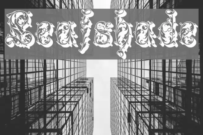 Leafyshade Font examples