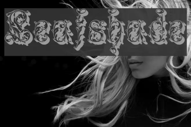 Leafyshade Font examples