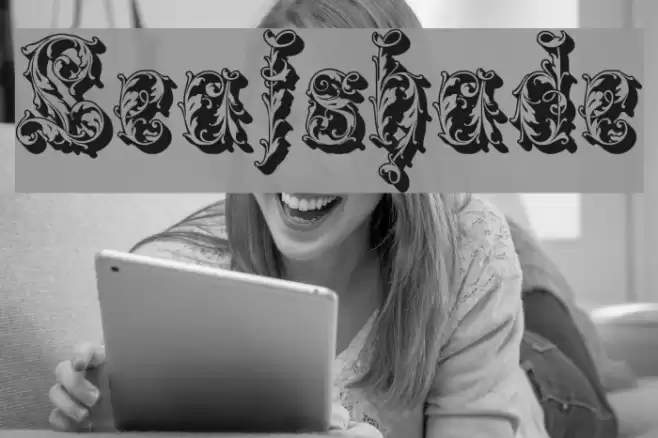 Leafyshade Font examples