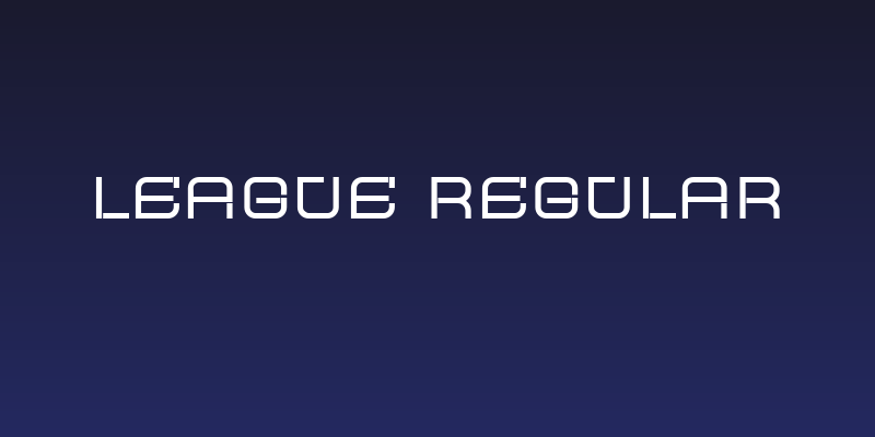 League Regular Social Header