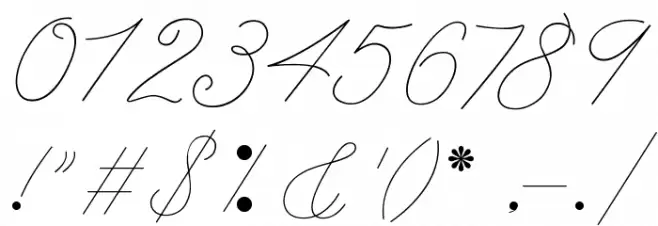 League Script Thin League Script Шрифта ДРУГИЕ символов