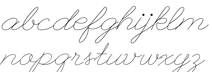 League Script Thin League Script Шрифта строчной