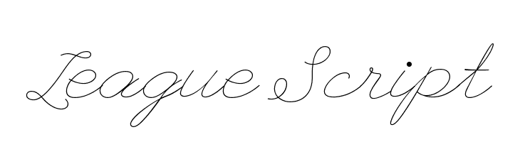 League Script Font