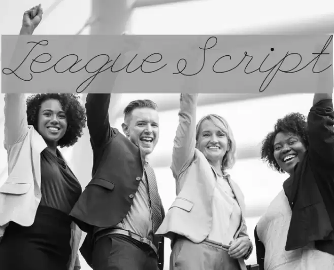League Script フォント examples