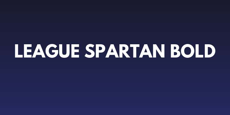 League Spartan Bold Social Header