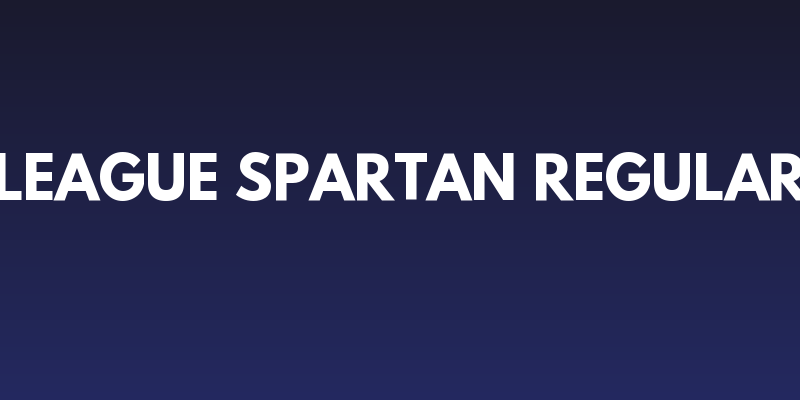 League Spartan Regular Social Header