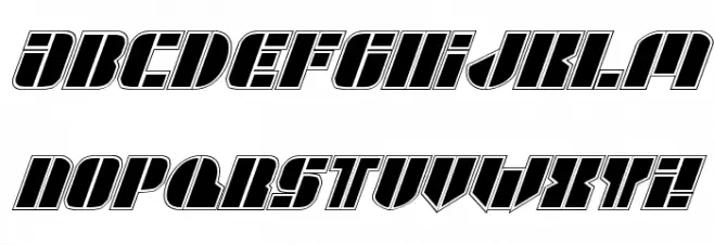 League Wars Academy Italic Fonte MAIÚSCULAS