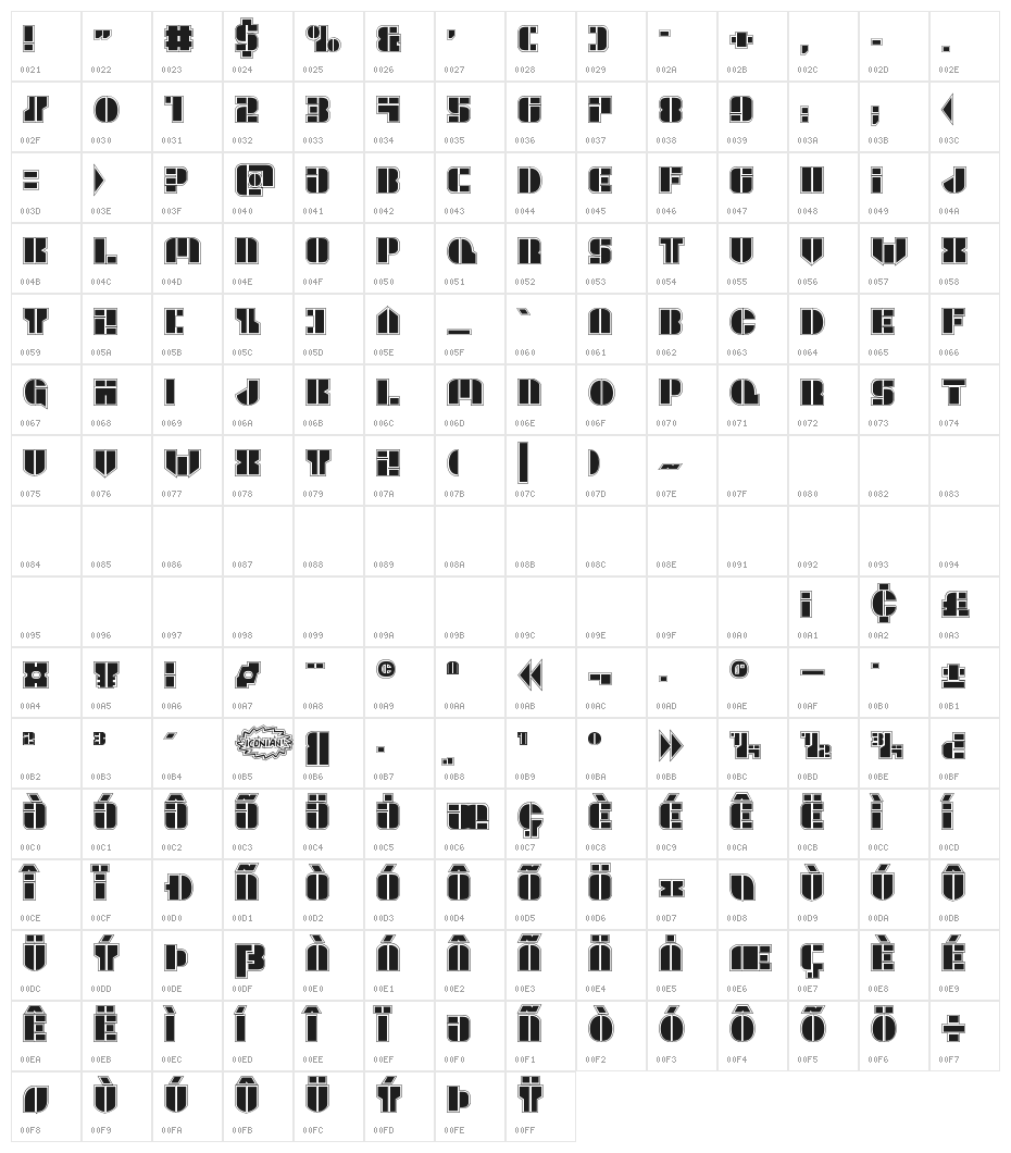 League Wars Academy Regular Character Map