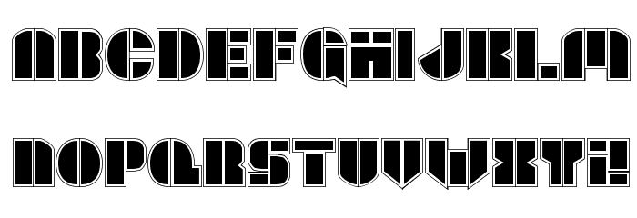 League Wars Academy Regular Font LOWERCASE