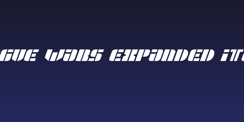 League Wars Expanded Italic Social Header