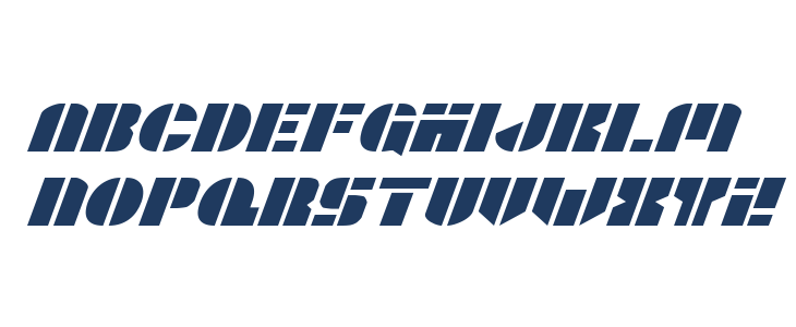 League Wars Expanded Italic Lowercase