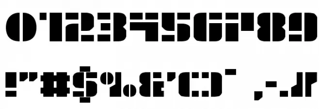 League Wars Expanded Font OTHER CHARS