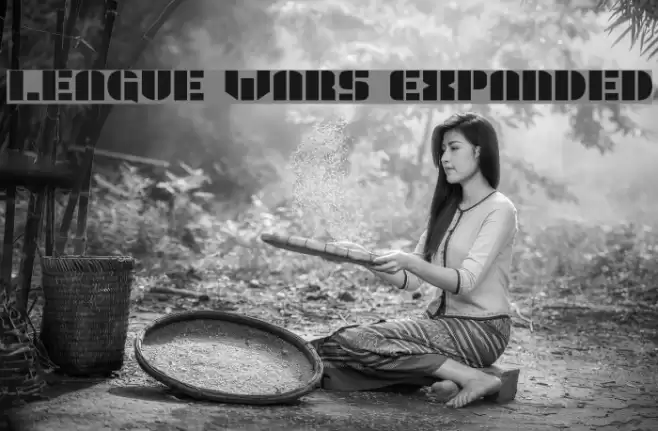 League Wars Expanded Font examples