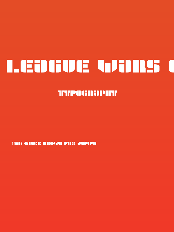 League Wars Expanded Poster